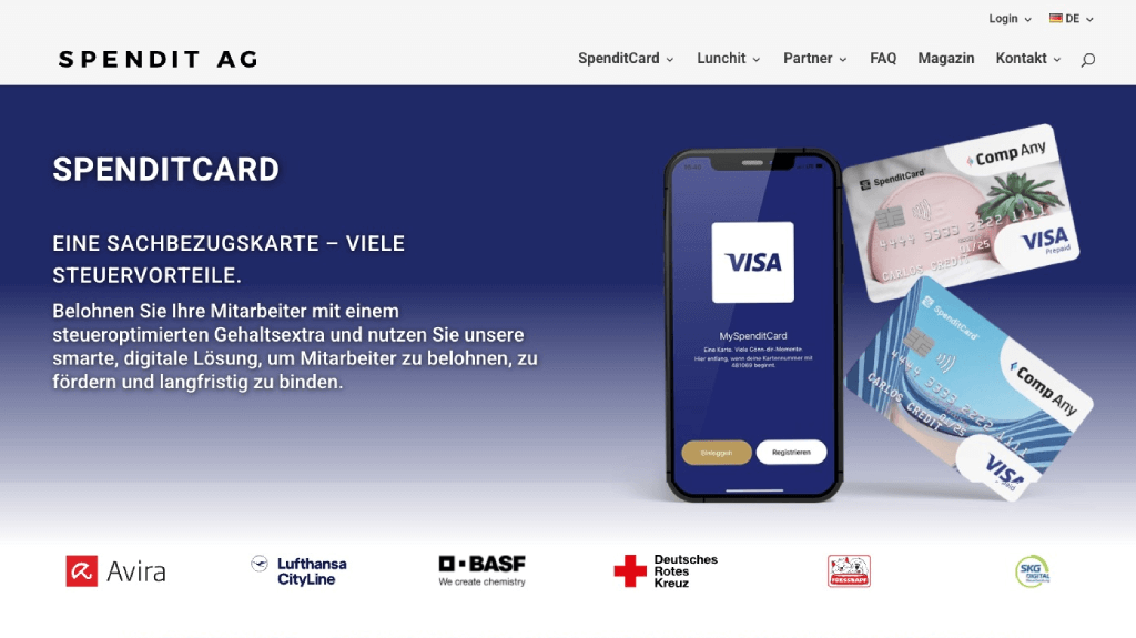 spenditcard website